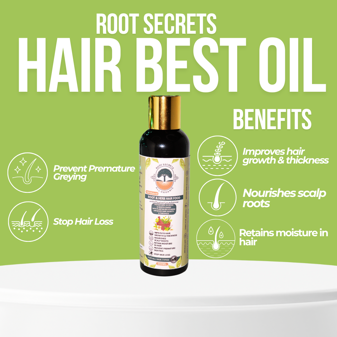 PCOS + ROOT & HERB HAIR OIL & CHIA SEEDS (TOTAL DISCOUNT ( RS:280)